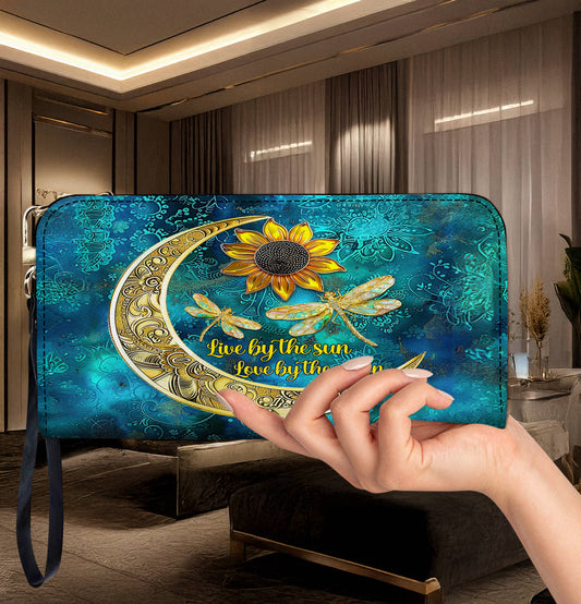 Lorva Leather Wallet Live By The Sun Love By The Moon