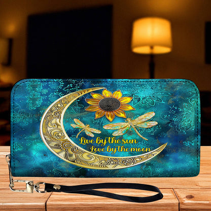 Lorva Leather Wallet Live By The Sun Love By The Moon