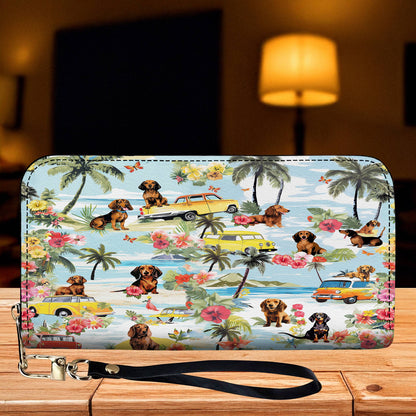 Lorva Leather Wallet Doxie Beach Drive