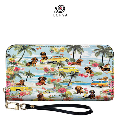 Lorva Leather Wallet Doxie Beach Drive