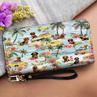 Lorva Leather Wallet Doxie Beach Drive