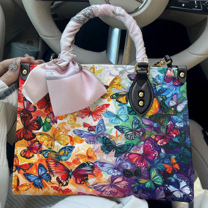 Lorva Butterfly Leather Bag Rainbow Migration