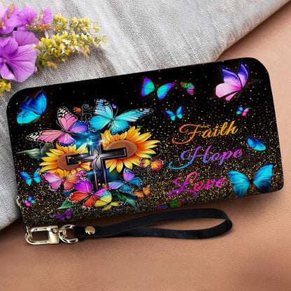 Lorva Butterfly Leather Wallet Sunshine & Spirit