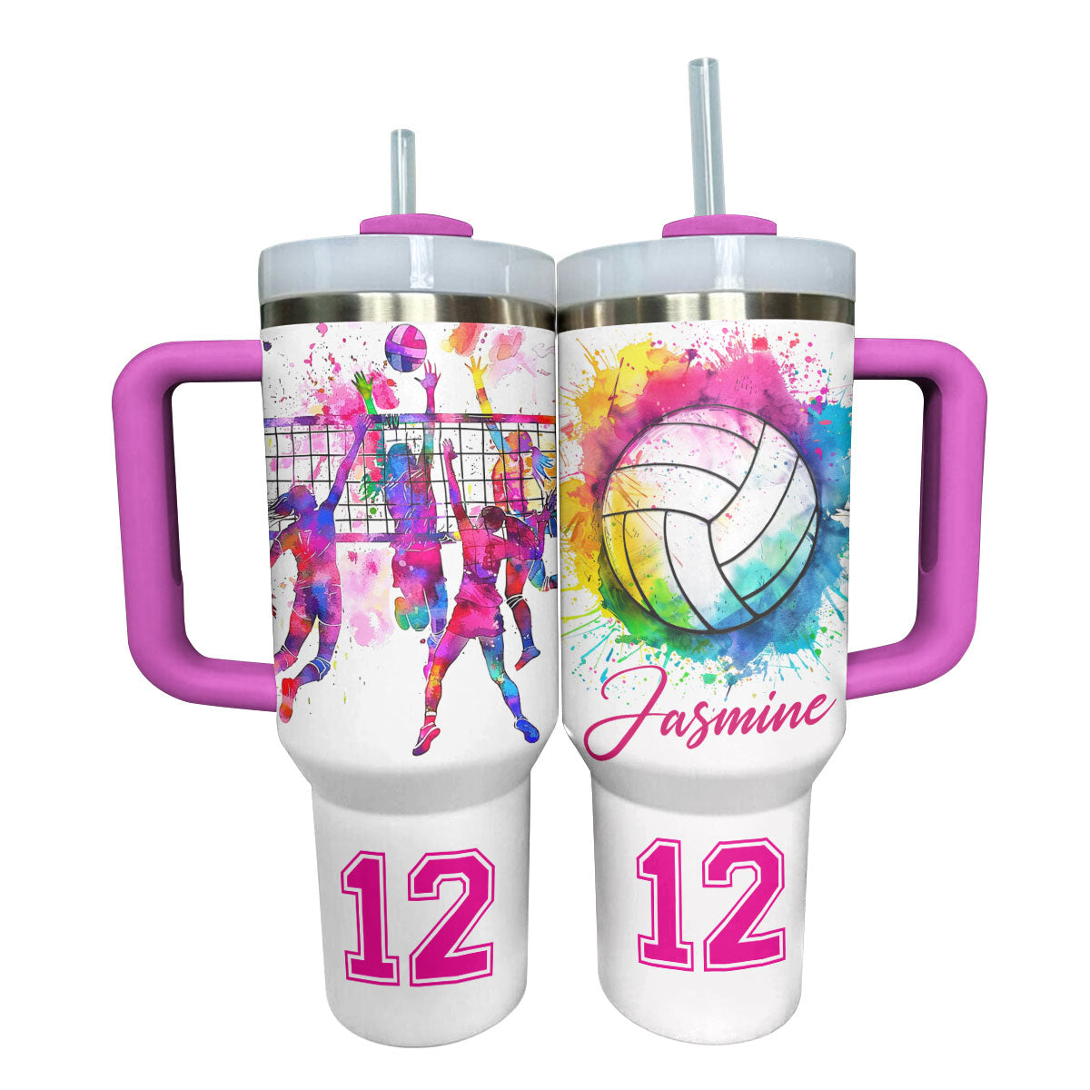 Lorva Personalized Tumbler Just A Girl Who Loves Volleyball