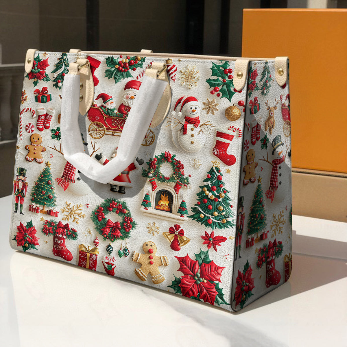 Lorva Leather Bag Cute Christmas