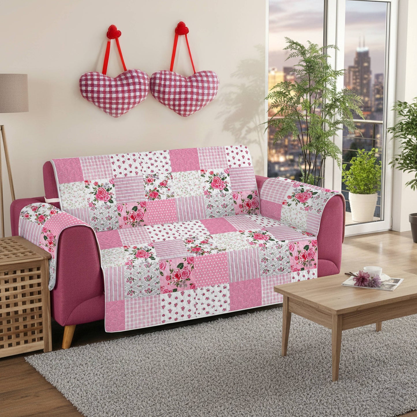 Lorva Sofa Cover Set Floral Sweet Love