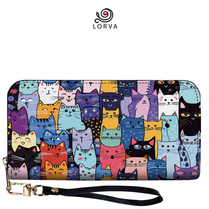 Lorva Leather Wallet Meowtiverse