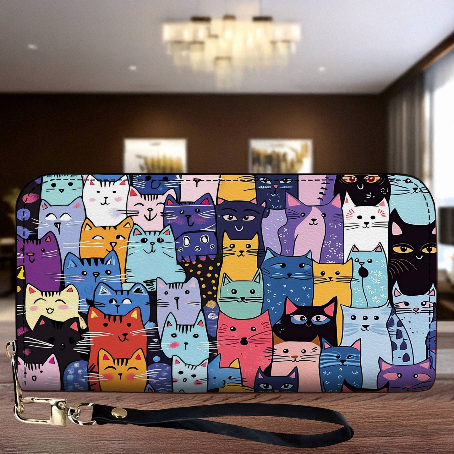 Lorva Leather Wallet Meowtiverse