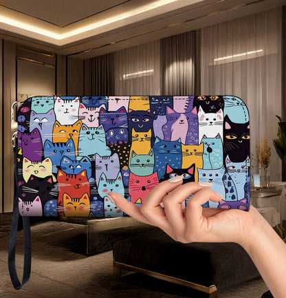 Lorva Leather Wallet Meowtiverse