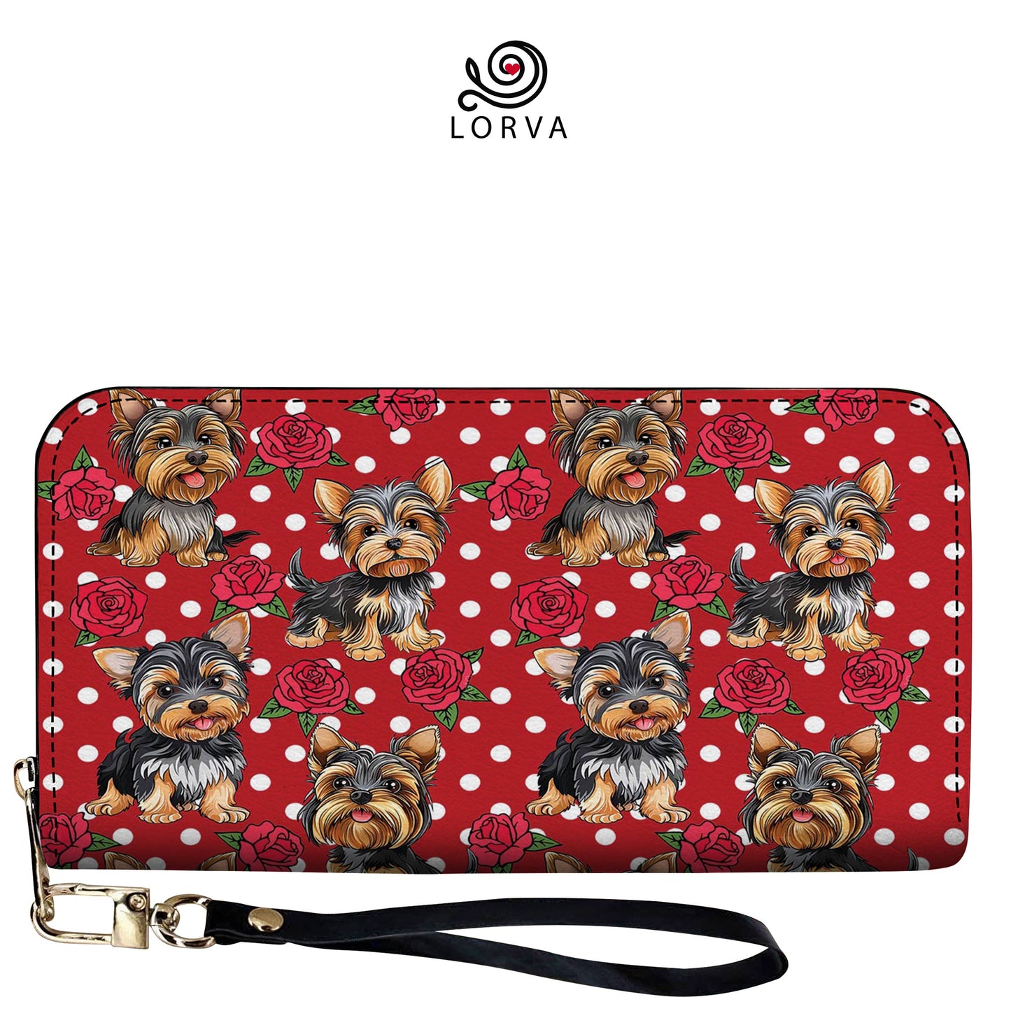 Lorva Leather Wallet Rosey Pup