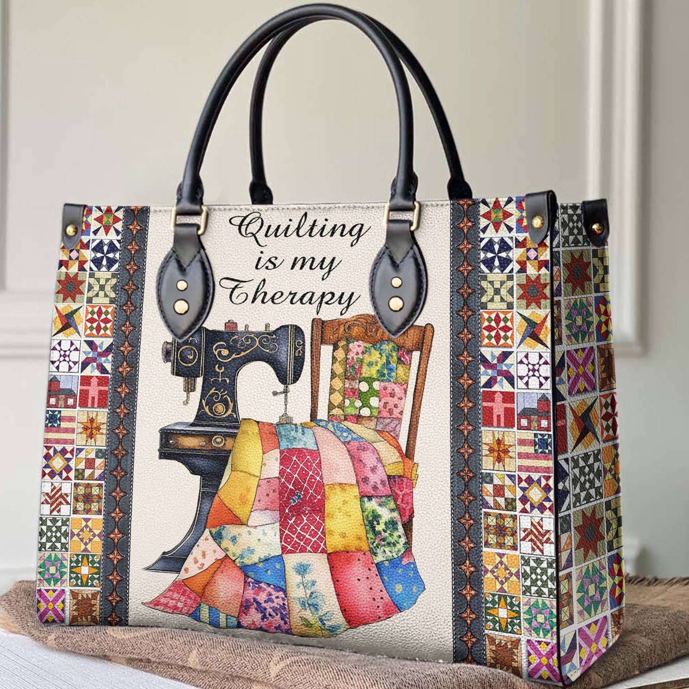 Lorva Leather Bag Quilting Is My Therapy