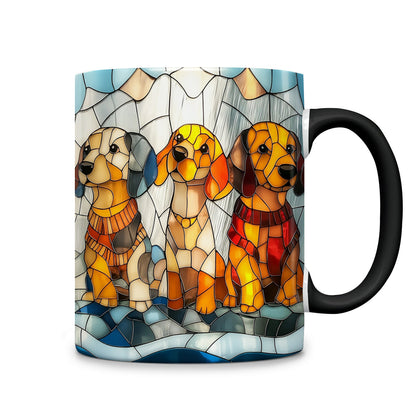 Lorva Dachshund Mug Cute Dachshund Friends