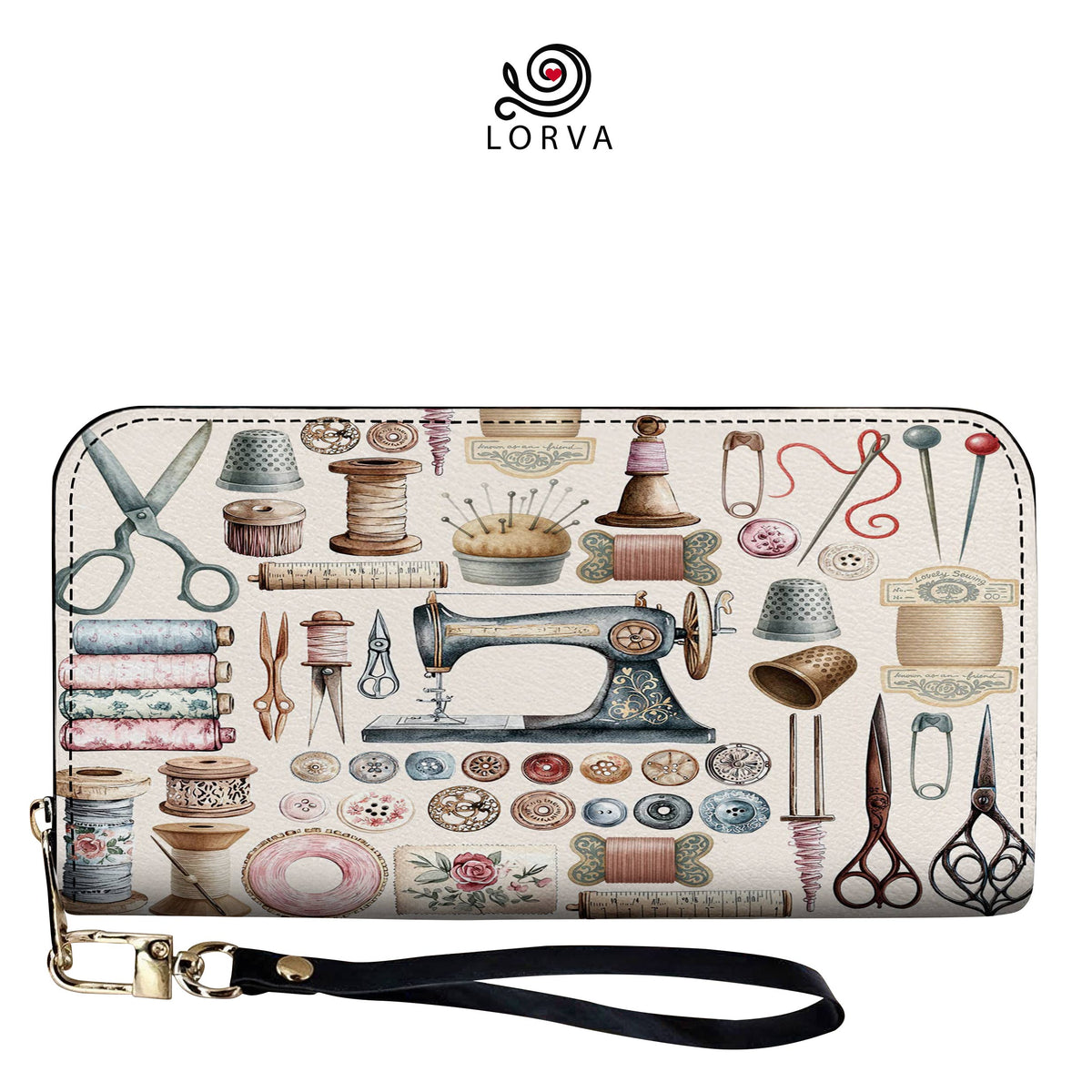 Lorva Sewing Leather Wallet Threaded Memories