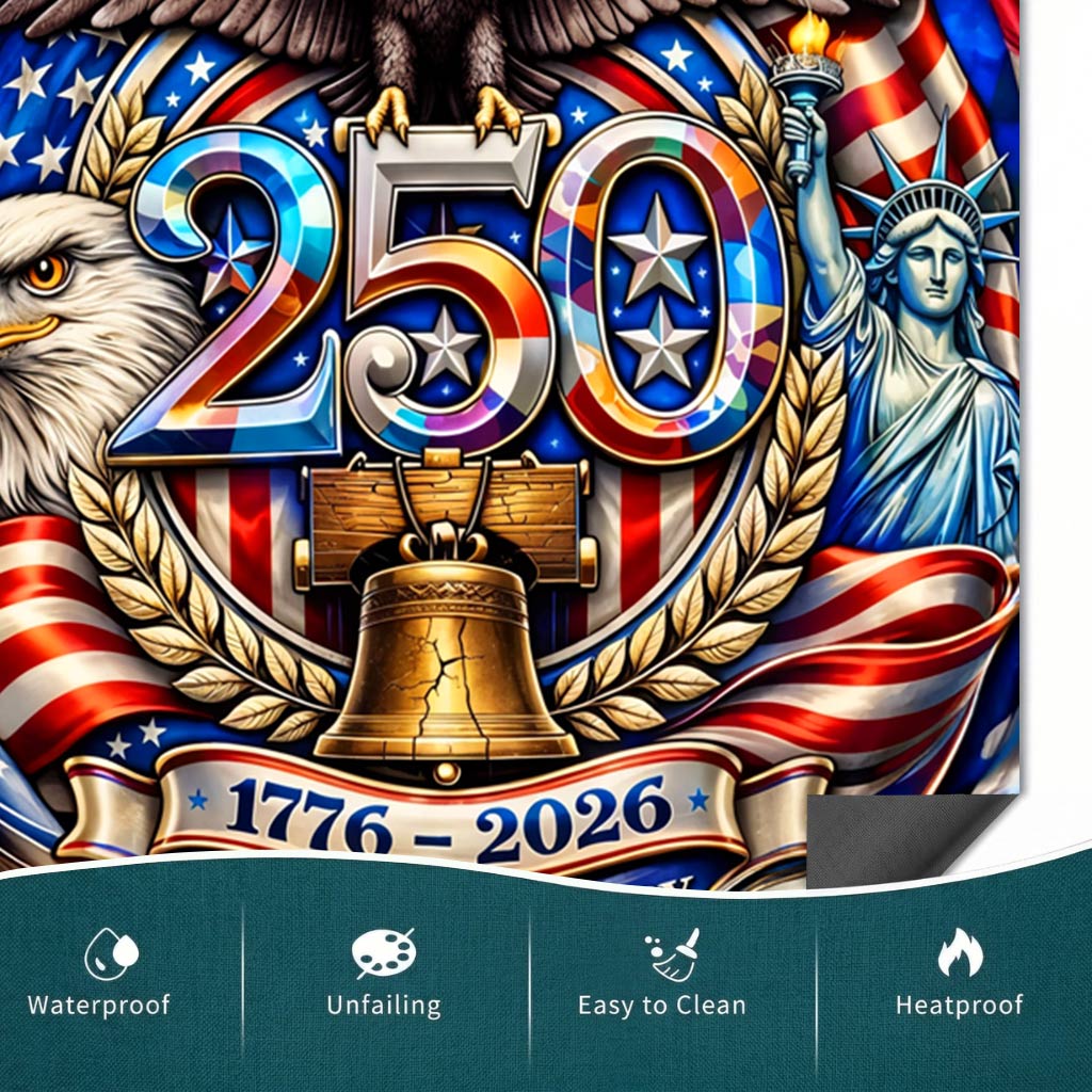 Lorva Magnetic Dishwasher Cover America 250th Anniversary