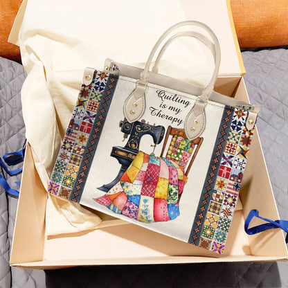 Lorva Leather Bag Quilting Is My Therapy
