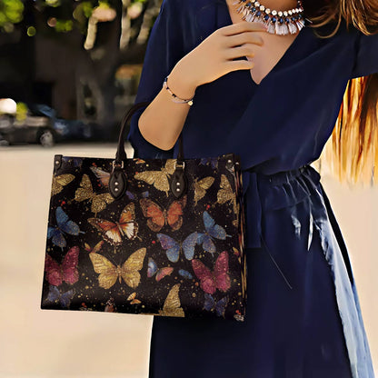 Lorva Butterfly Leather Bag Butterfly Galaxy Glow