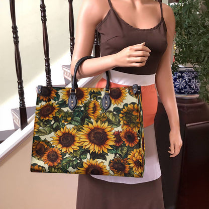 Lorva Leather Bag Vintage Sunflower