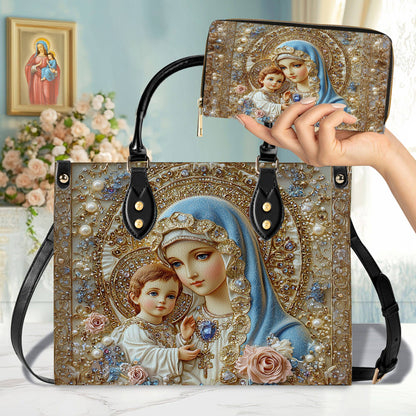 Lorva Leather Bag Divine Madonna And Child