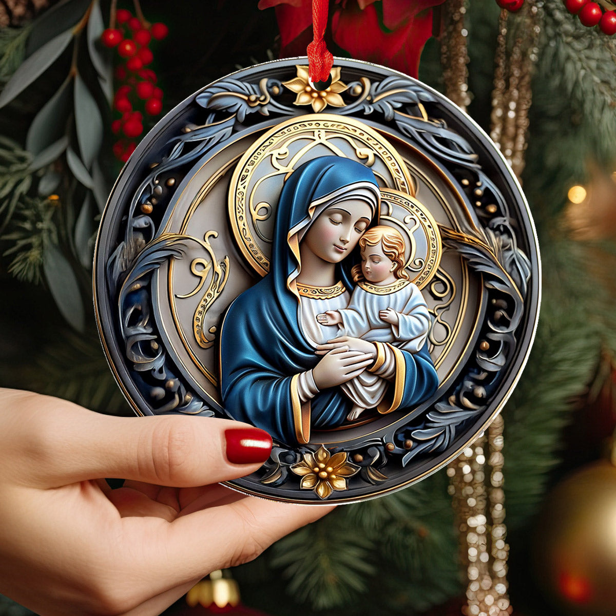 Lorva 2D Acrylic Ornament Holy Mother of Light