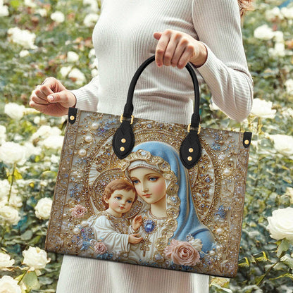 Lorva Leather Bag Divine Madonna And Child