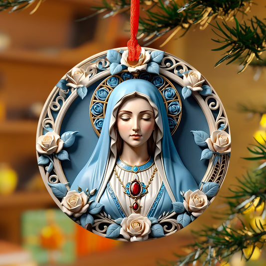 Lorva 2D Acrylic Ornament Blessed Virgin Mary