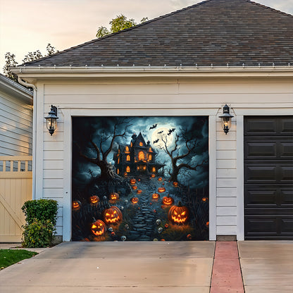 Lorva Halloween Garage Door Banner Decoration A deadly Night