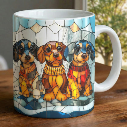 Lorva Dachshund Mug Cute Dachshund Friends