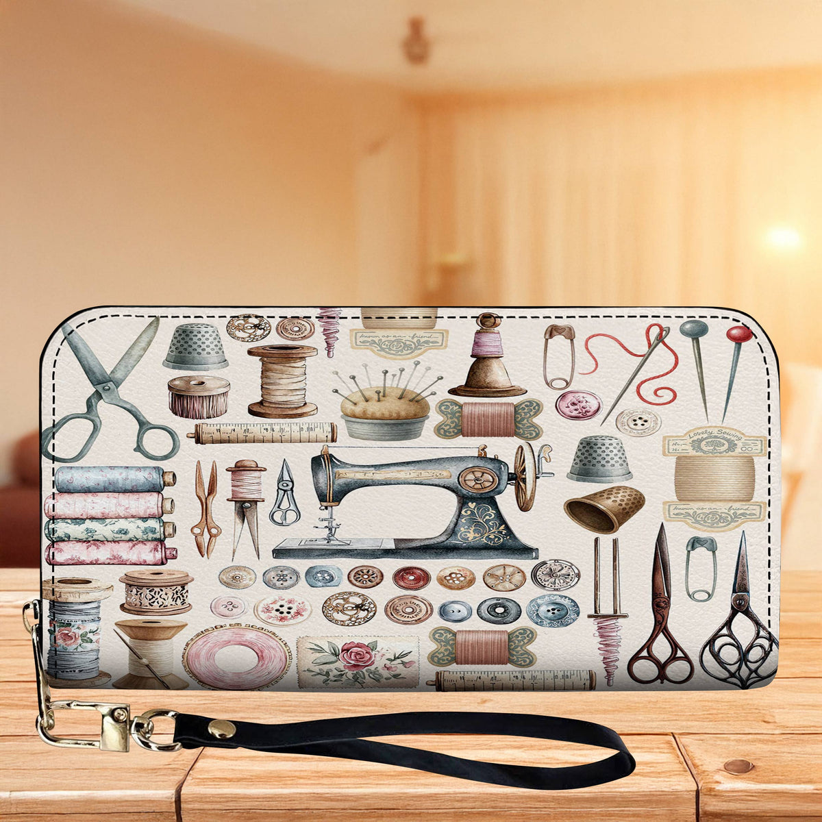 Lorva Sewing Leather Wallet Threaded Memories