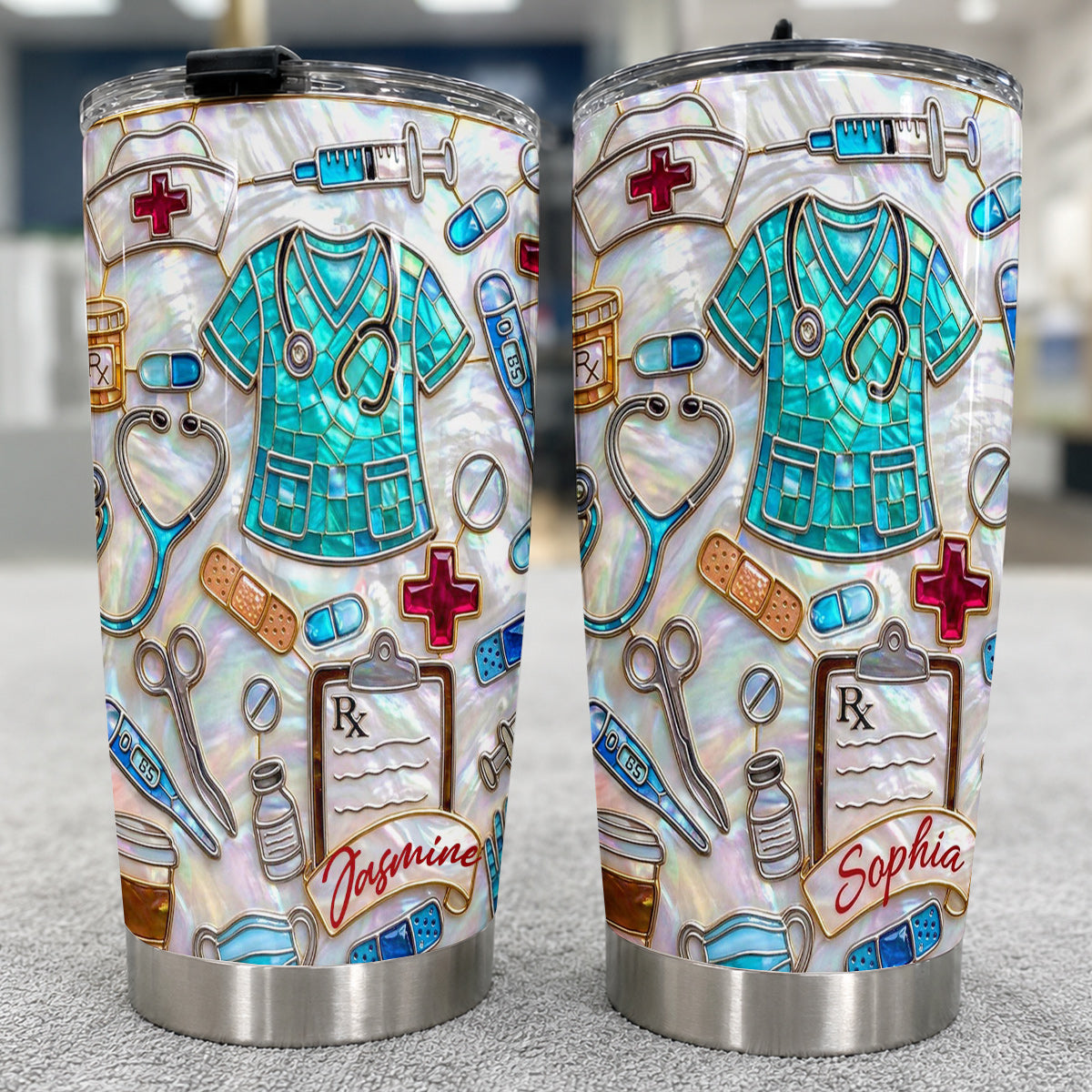 Lorva  Personalized Nurse 20Oz Tumbler Nurselife