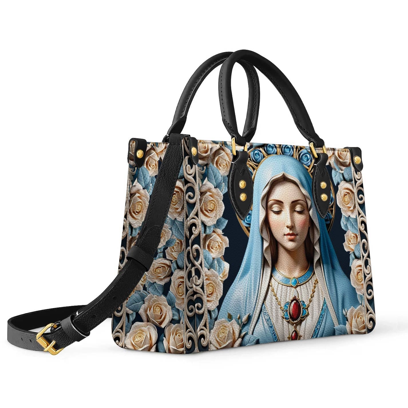 Lorva Leather Bag Roses Of Grace