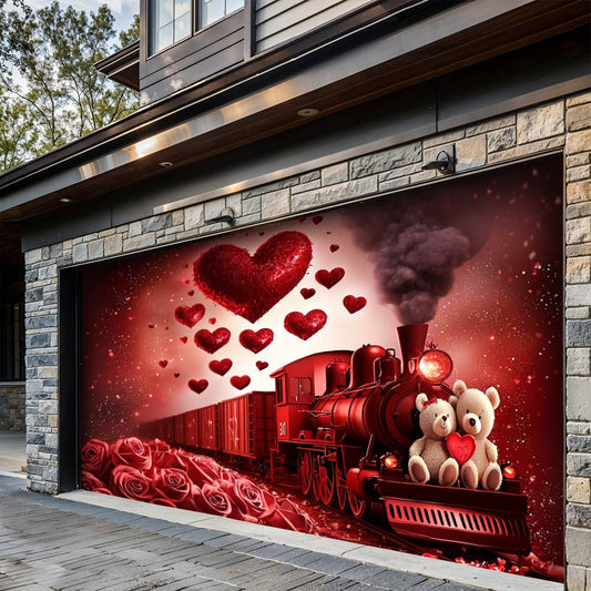 Lorva Garage Door Banner Decoration Journey Of Love
