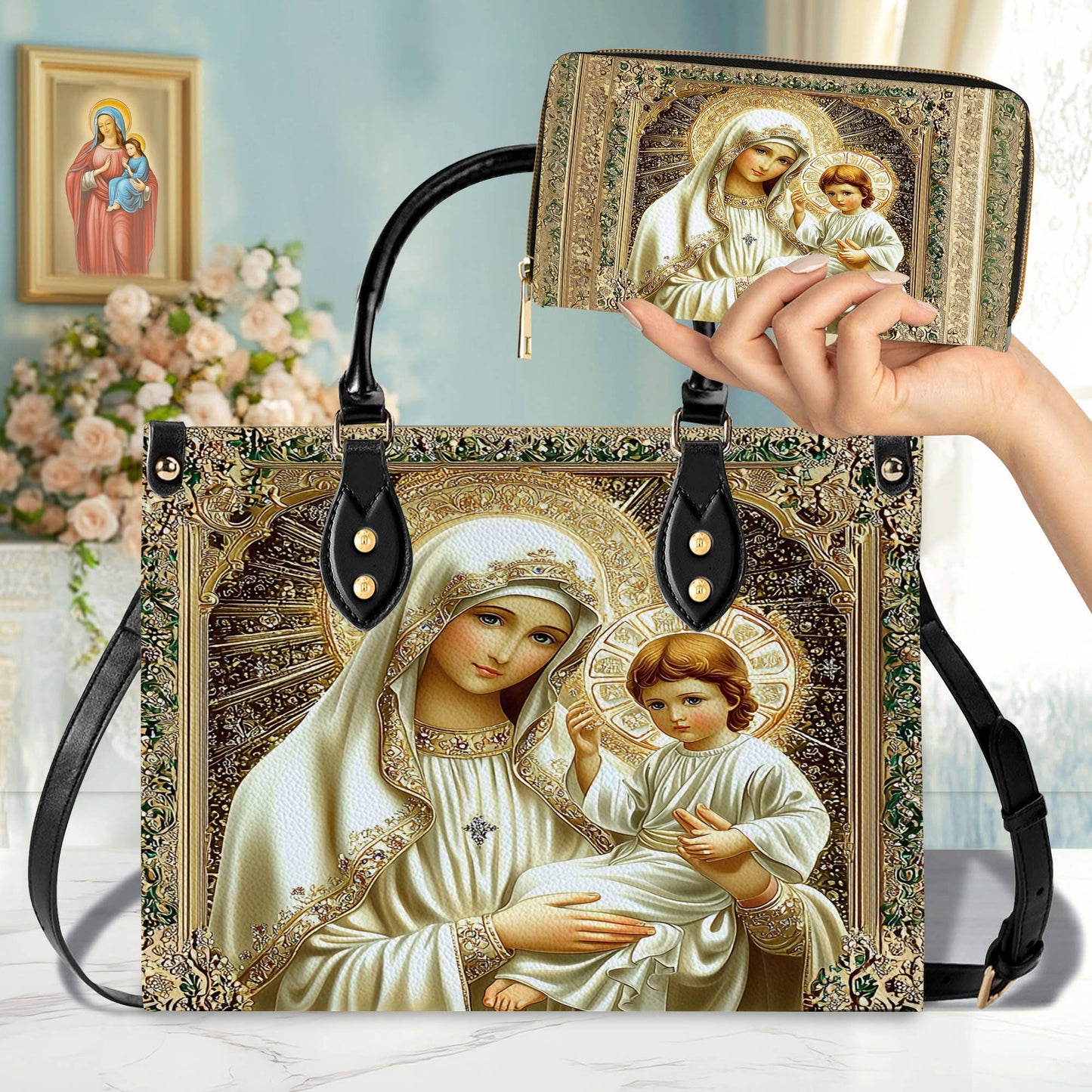 Lorva Leather Bag Royal Sapphire Glow