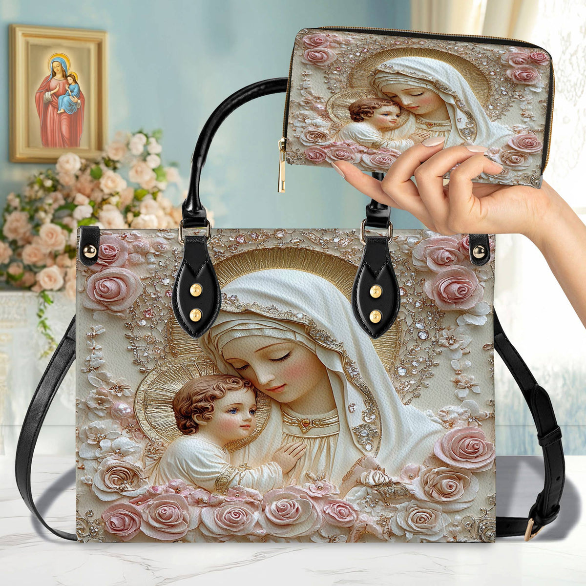 Lorva Leather Bag Eternal Rose Devotion