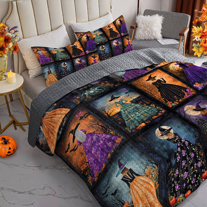 Witch Lorva All Season Quilt 3-Piece Set Waltz of the Witches
