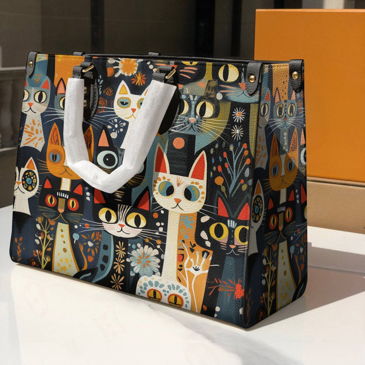 Lorva Leather Bag Curious Folk Cats