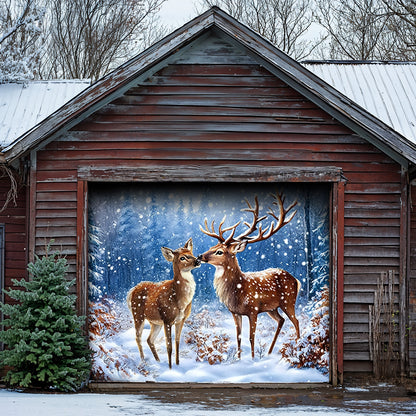 Lorva Deer Garage Door Banner Decoration The Silent Glade