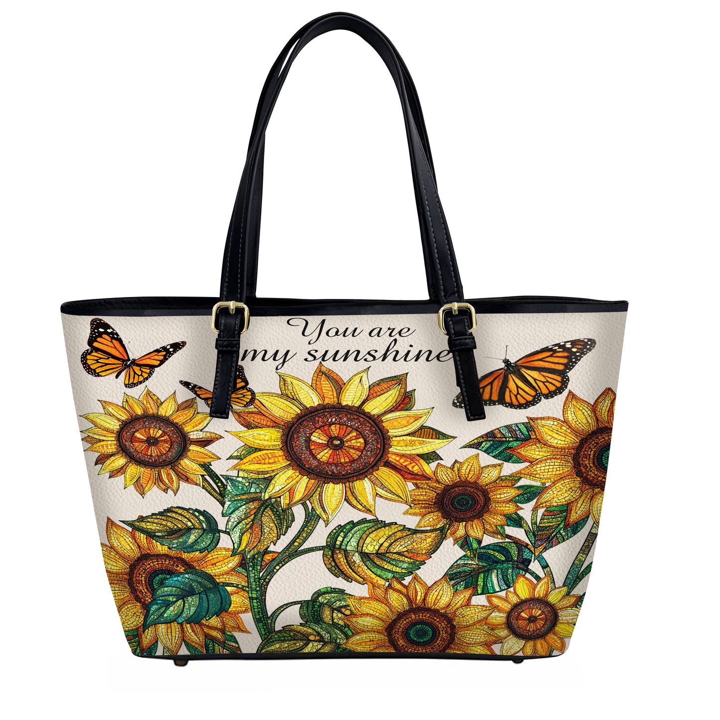 Lorva Leather Tote Bag Sunshine Field