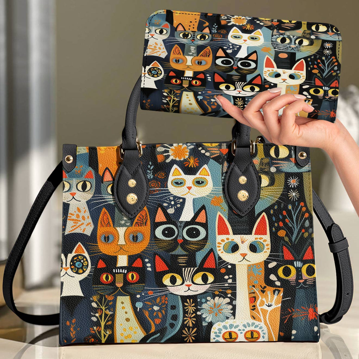 Lorva Leather Bag Curious Folk Cats