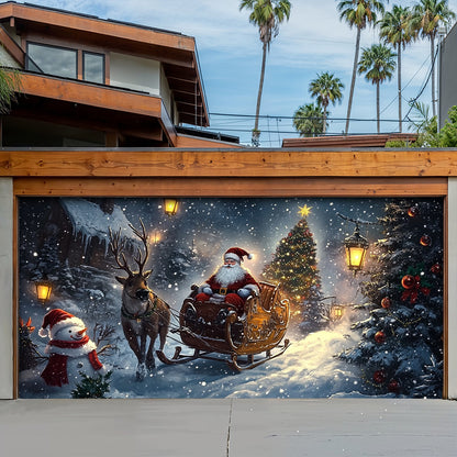 Lorva Christmas Garage Door Banner Decoration A Storybook Christmas Night