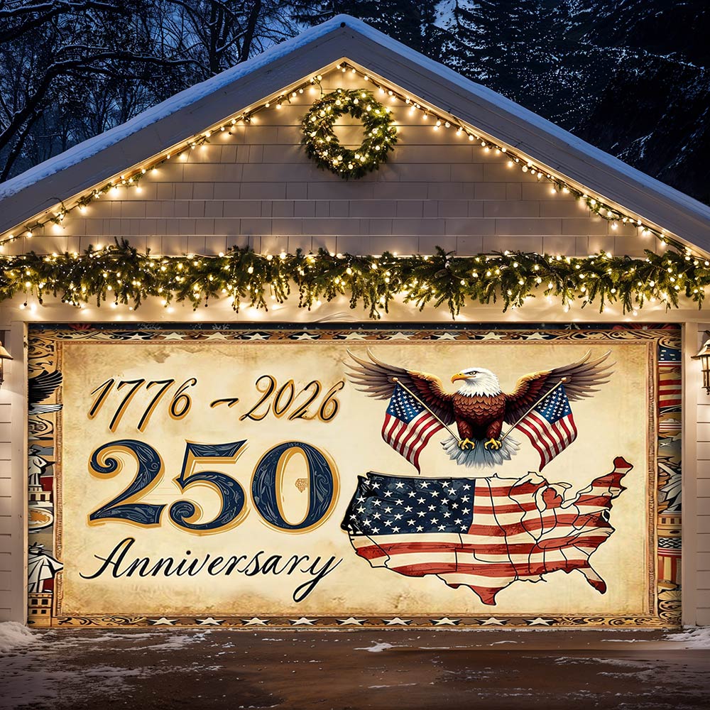Lorva Garage Door Banner Decoration Majestic Origins