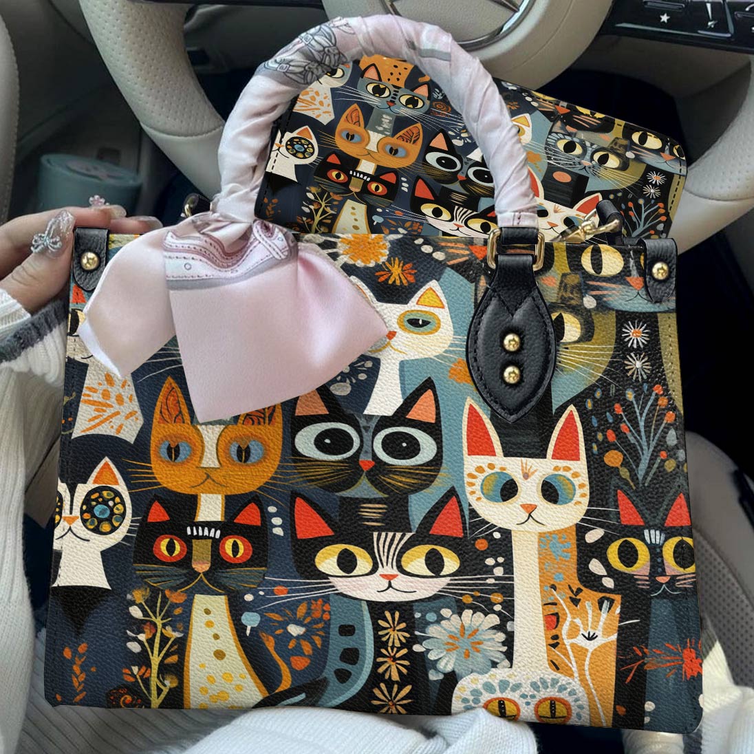 Lorva Leather Bag Curious Folk Cats