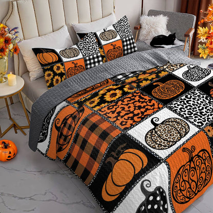 Lorva All Season Quilt 3-Piece Set Autumn Safari