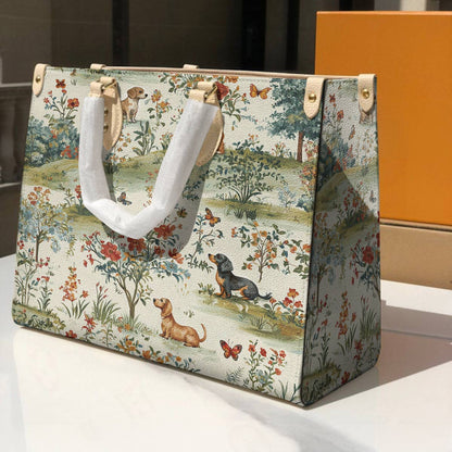 Lorva Dachshund Leather Bag The Gentle Garden