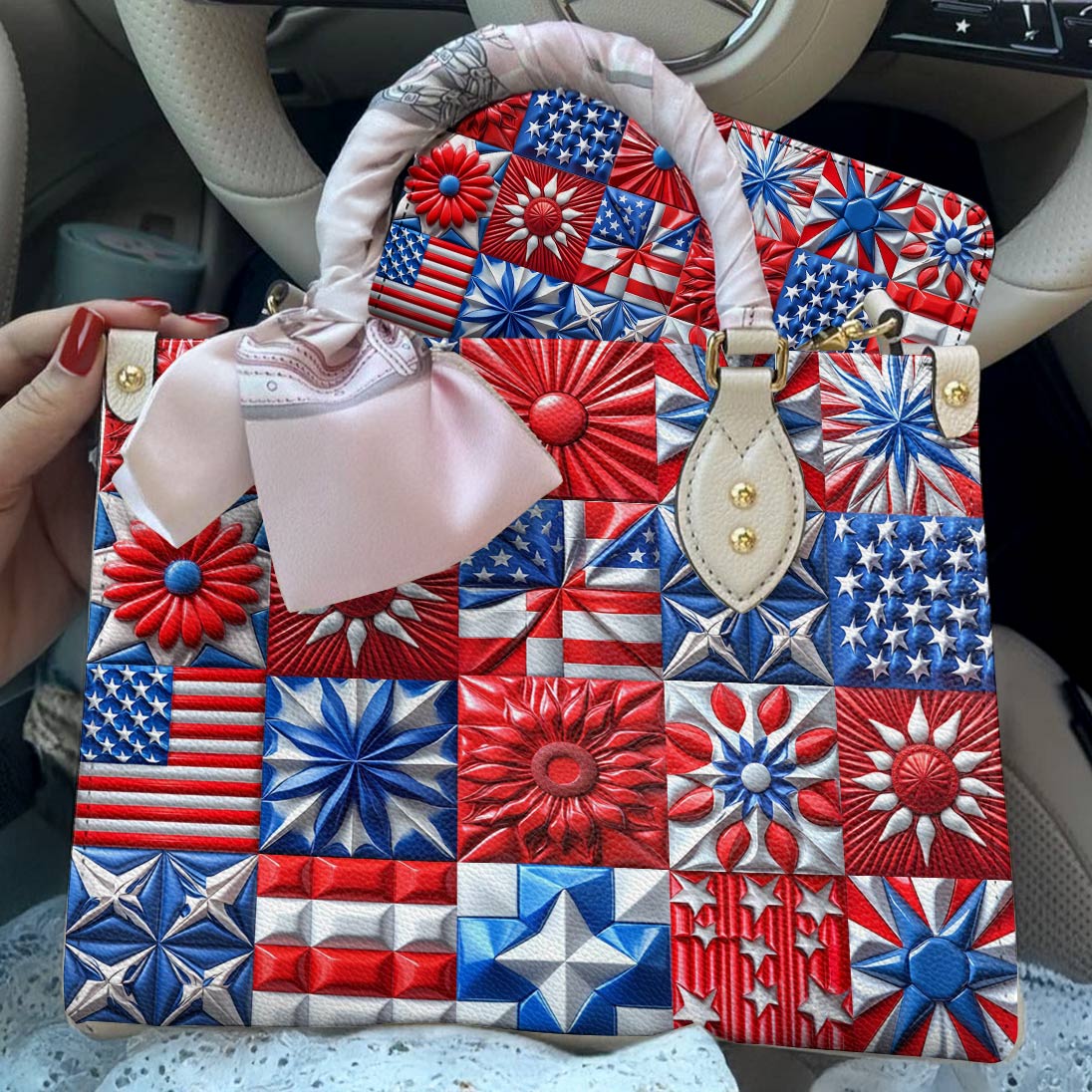 Lorva Leather Bag Sunshine American