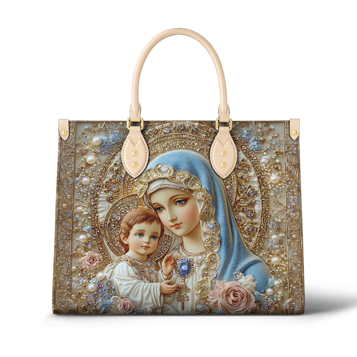 Lorva Leather Bag Divine Madonna And Child