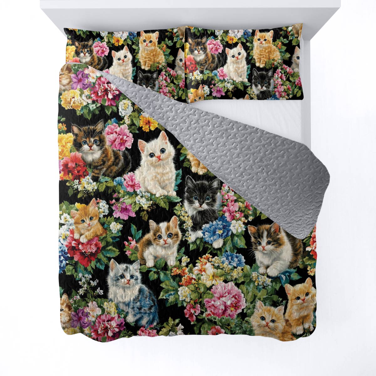 Lorva All Season Quilt 3-Piece Set Purrfect Dreams
